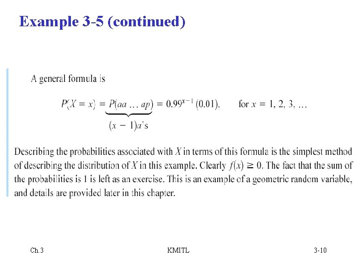 Example 3 -5 (continued) Ch. 3 KMITL 3 -10 