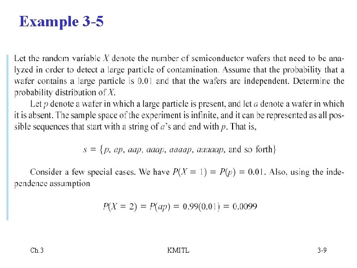 Example 3 -5 Ch. 3 KMITL 3 -9 