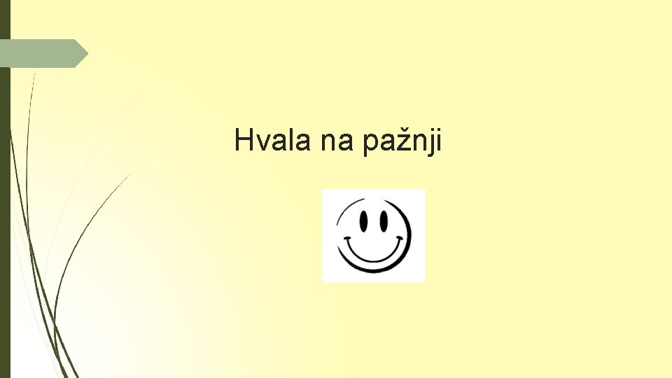 Hvala na pažnji 