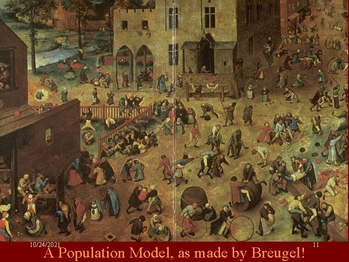 10/24/2021 A Population Model, as made by Breugel! 11 