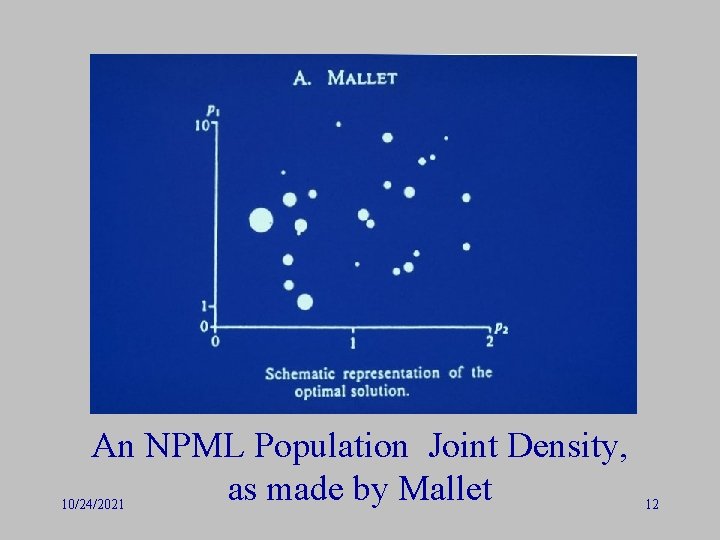 An NPML Population Joint Density, as made by Mallet 10/24/2021 12 