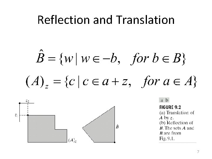 Reflection and Translation 7 