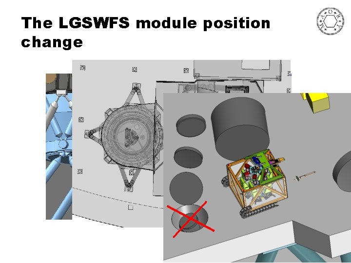 The LGSWFS module position change 8 