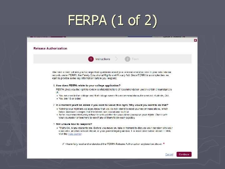 FERPA (1 of 2) 