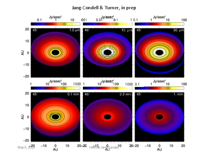 Jang-Condell & Turner, in prep 1 0. 1 1000 1 May 9, 2012 1000