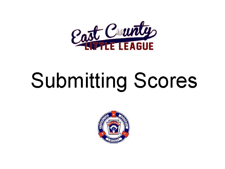Submitting Scores 