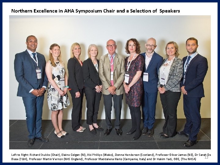Northern Excellence in AHA Symposium Chair and a Selection of Speakers picture placeholder Left