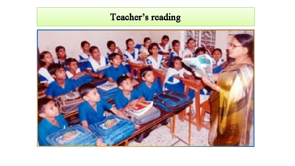 Teacher’s reading 