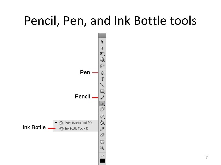 Pencil, Pen, and Ink Bottle tools Pencil Ink Bottle 7 