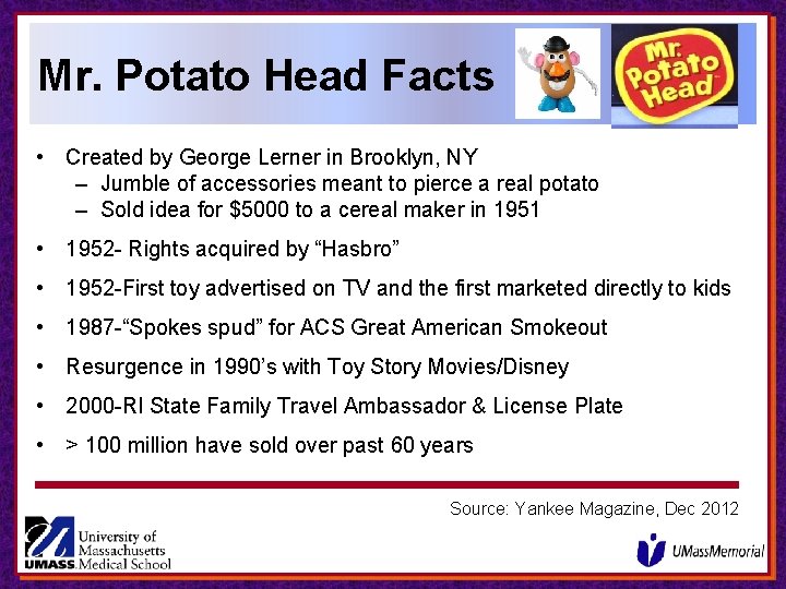 Mr. Potato Head Facts • Created by George Lerner in Brooklyn, NY – Jumble Mr. Potato Head Facts • Created by George Lerner in Brooklyn, NY – Jumble