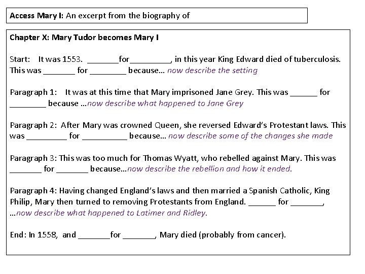Access Mary I: An excerpt from the biography of Chapter X: Mary Tudor becomes
