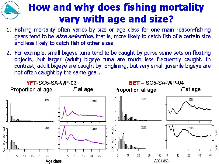 How and why does fishing mortality vary with age and size? 1. Fishing mortality How and why does fishing mortality vary with age and size? 1. Fishing mortality
