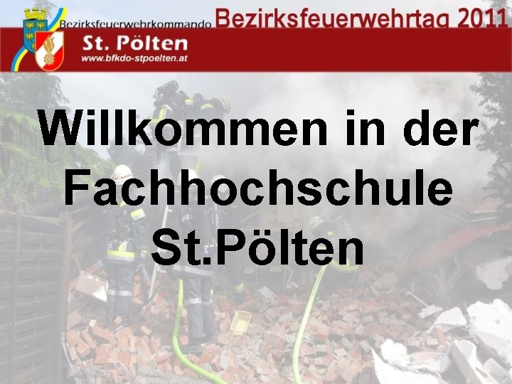 Willkommen in der Fachhochschule St. Pölten 