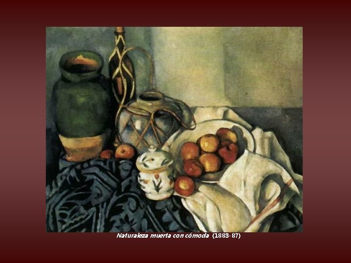 Naturaleza muerta con cómoda (1883 -87) 