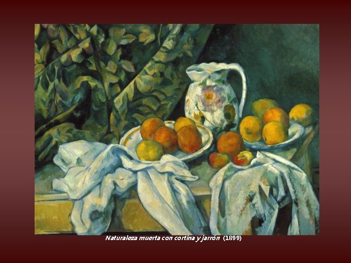 Naturaleza muerta con cortina y jarrón (1899) 