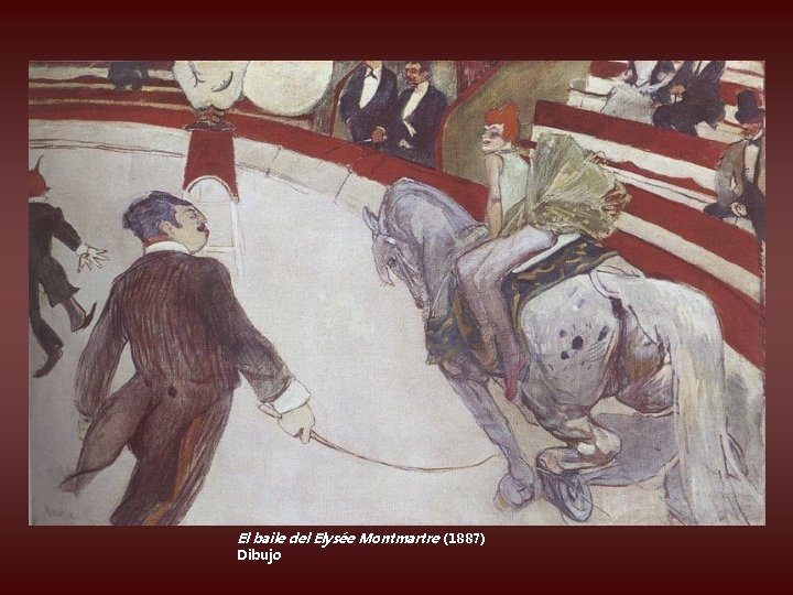 El baile del Elysée Montmartre (1887) Dibujo 