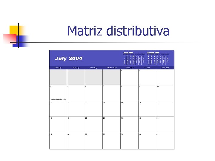 Matriz distributiva 