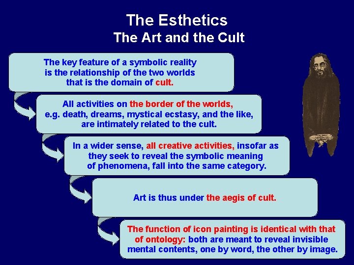 The Esthetics The Art and the Cult The key feature of a symbolic reality