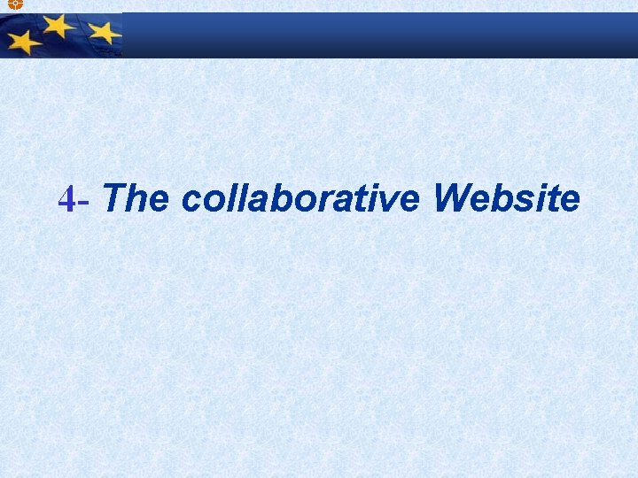 4 - The collaborative Website 