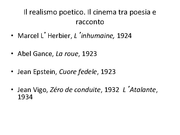 Il realismo poetico. Il cinema tra poesia e racconto • Marcel L’Herbier, L’inhumaine, 1924