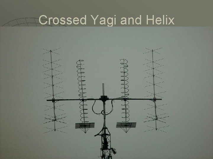 Crossed Yagi and Helix 