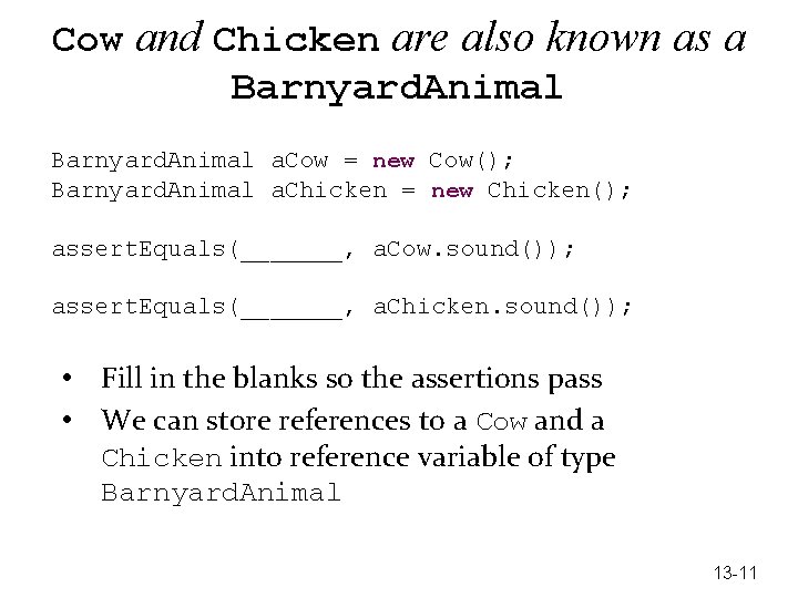 Cow and Chicken are also known as a Barnyard. Animal a. Cow = new