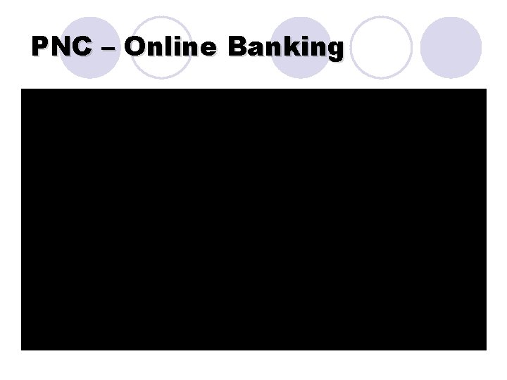 PNC – Online Banking 