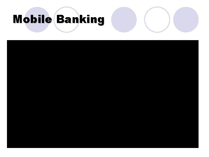 Mobile Banking 