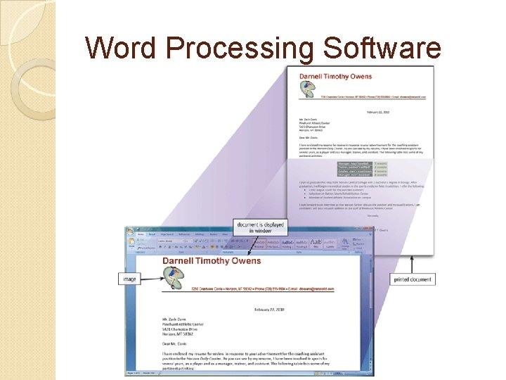 Word Processing Software 