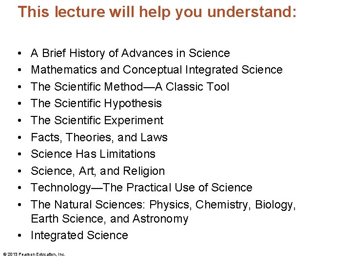 This lecture will help you understand: • • • A Brief History of Advances