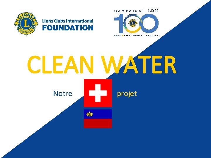 CLEAN WATER Notre projet 