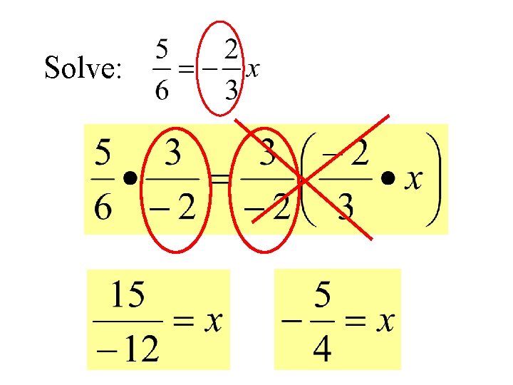 Solve: 