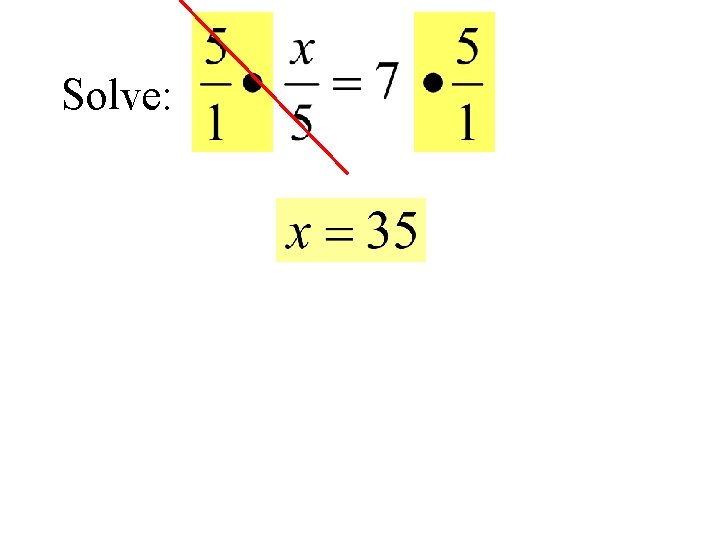 Solve: 