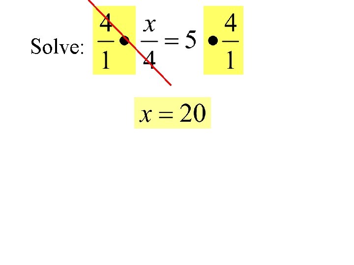 Solve: 
