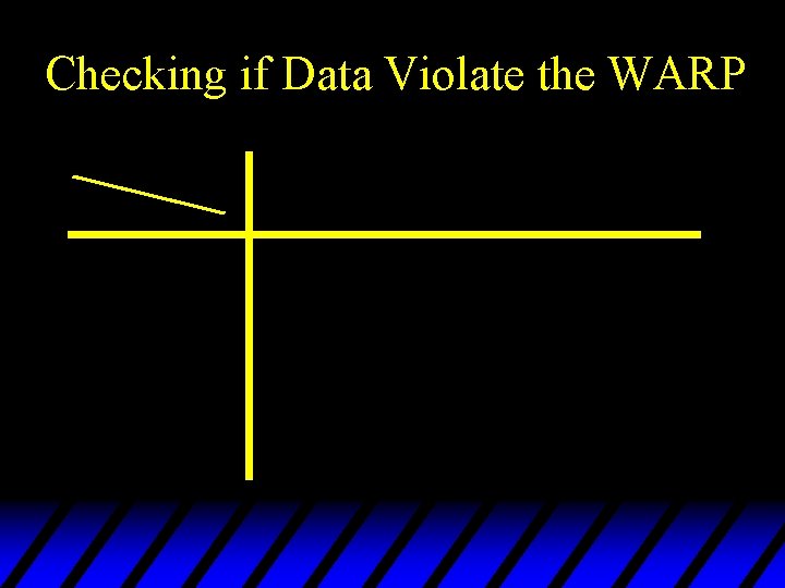 Checking if Data Violate the WARP 