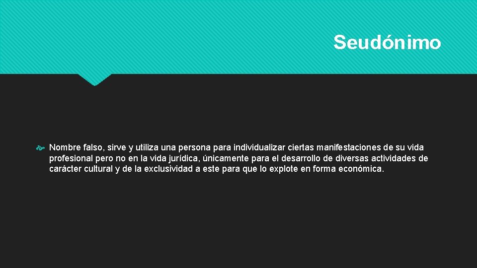 DERECHO CIVIL Concepto Para delinear el concepto actual