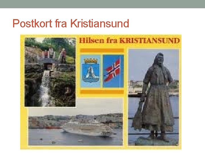 Postkort fra Kristiansund 