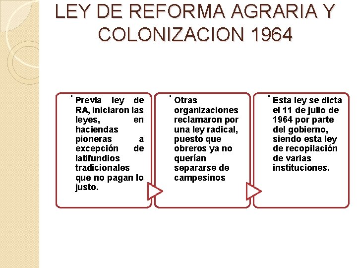 Otras organizaciones reclamaron por una ley radical, puesto que obreros ya no querían separarse