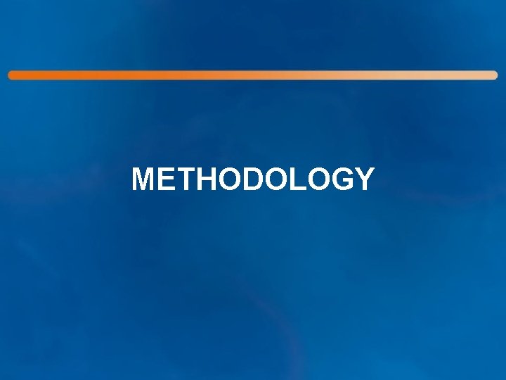 METHODOLOGY 