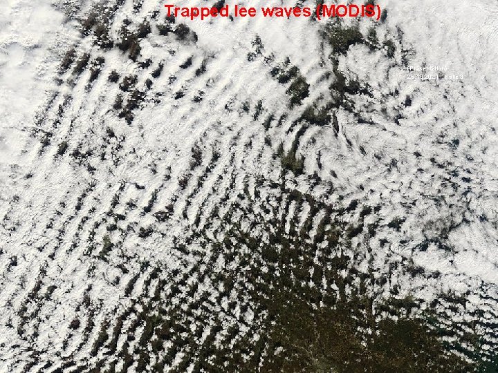 Trapped lee waves (MODIS) (Präsentation) 25. 10. 2021 Folie 3 Zentralanstalt für Meteorologie und