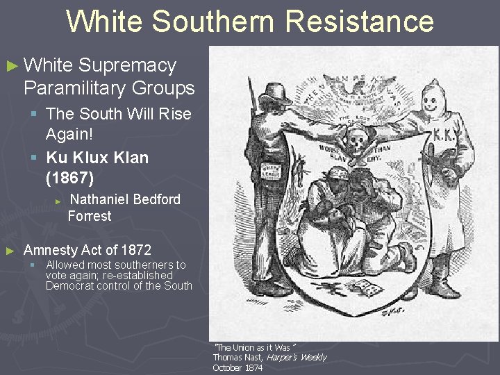 White Southern Resistance ► White Supremacy Paramilitary Groups § The South Will Rise Again!