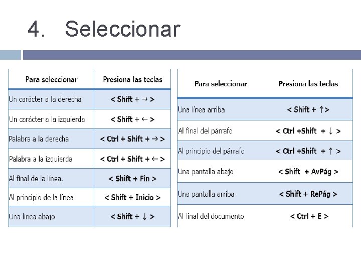 4. Seleccionar 