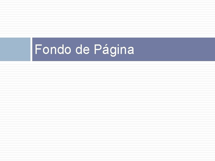 Fondo de Página 