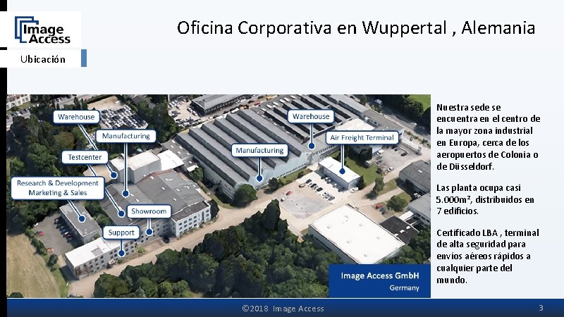Oficina Corporativa en Wuppertal , Alemania Ubicación Nuestra sede se encuentra en el centro