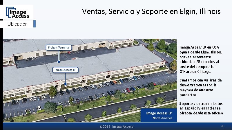 Ventas, Servicio y Soporte en Elgin, Illinois Ubicación Image Access LP en USA opera