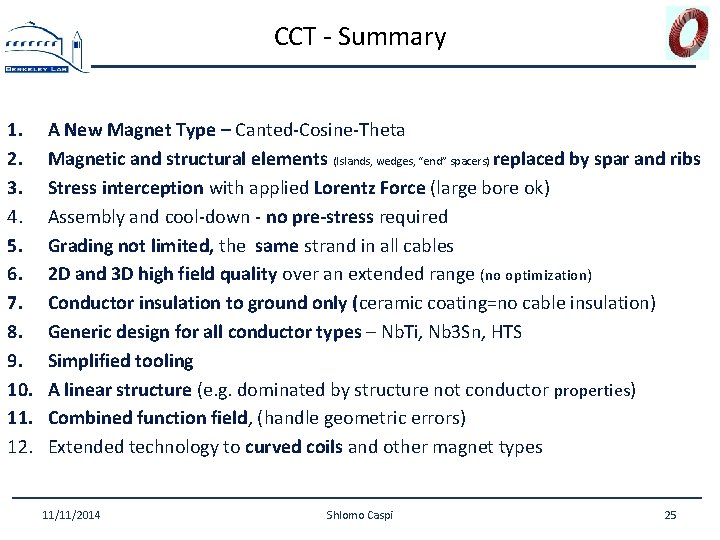 CCT - Summary 1. 2. 3. 4. 5. 6. 7. 8. 9. 10. 11.