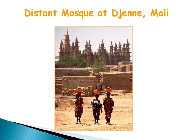 Distant Mosque at Djenne, Mali 