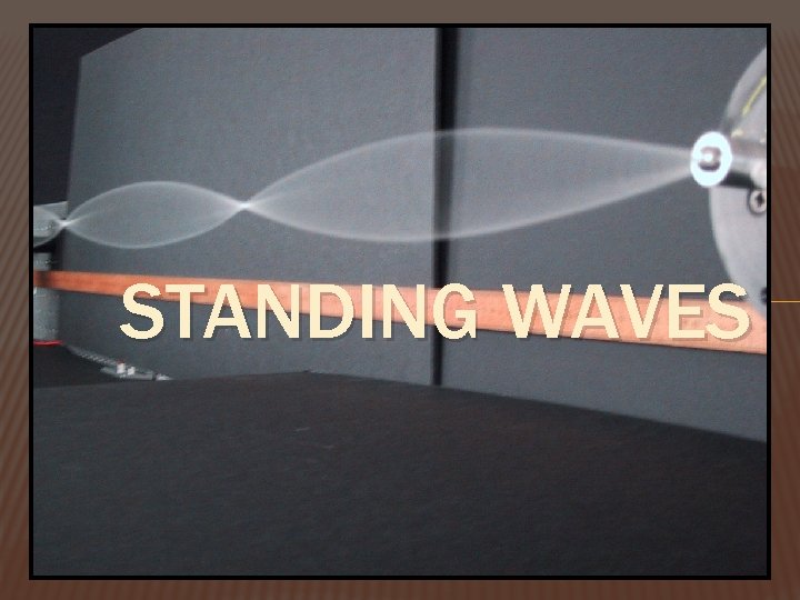 STANDING WAVES STANDING WAVES