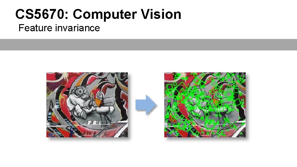 CS 5670: Computer Vision Feature invariance 