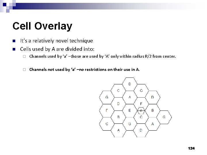 Cell Overlay n n It’s a relatively novel technique Cells used by A are